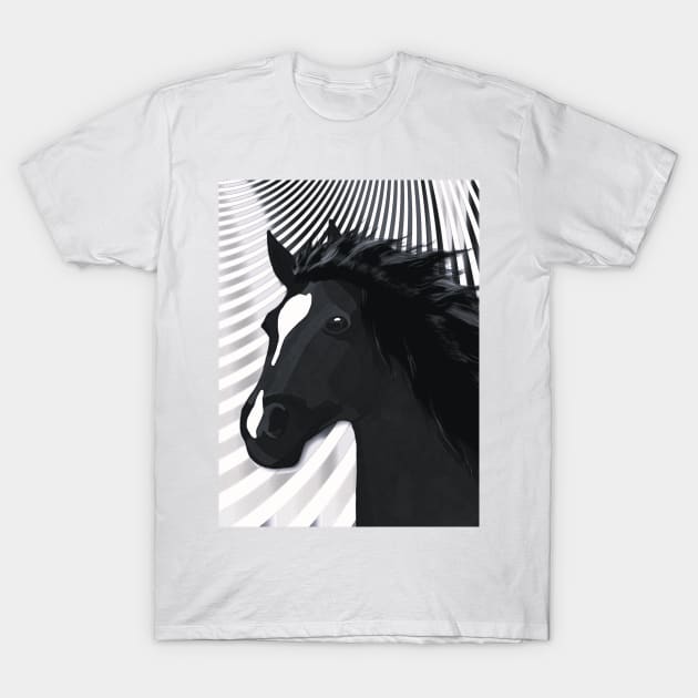Horse Lovers Galloping Horse T-Shirt by KC Morcom aka KCM Gems n Bling aka KCM Inspirations